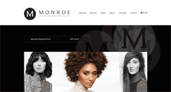 Desktop Screenshot of monroesalonandspa.com